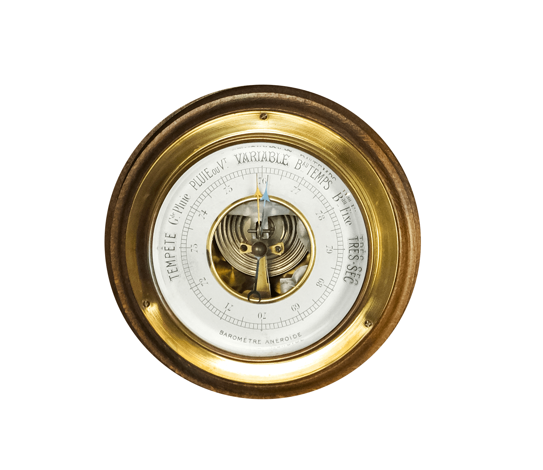 Henry II Style Carved Barometer